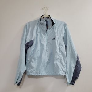 The north face vintage half zip windbreaker S